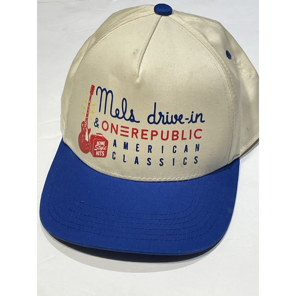 Vintage Mels Drive-In OneRepublic American Classics Snapback Hat Doses USA Made